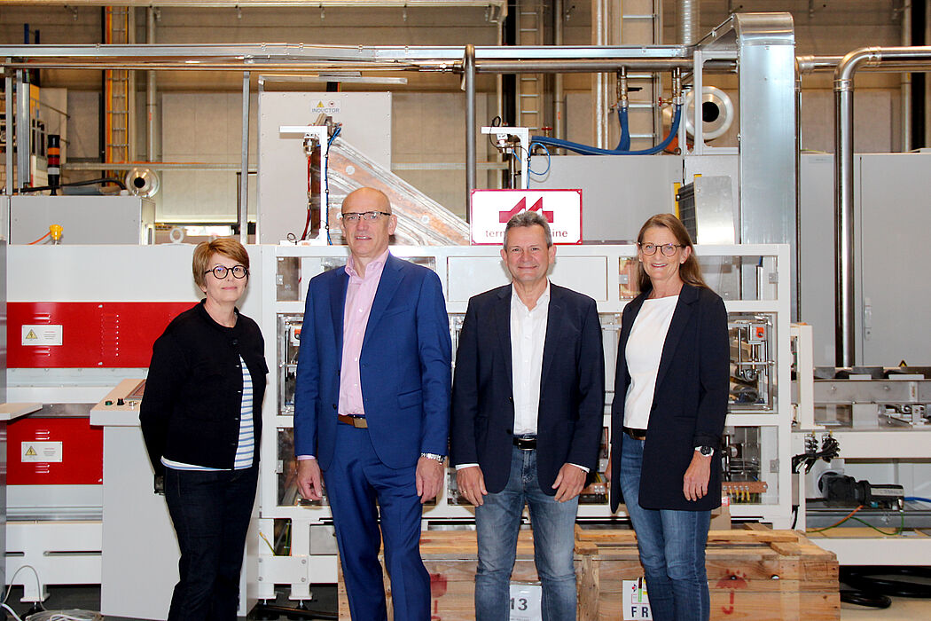From left to right: Barbara Flöing-Hering, Mirko Schaper, Thomas Tröster, Silvia Dohmeier-Fischer 